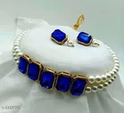 Women's Alloy Gold Plated Jewellery Set