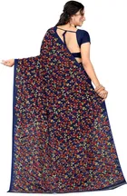 Georgette Printed Saree for Women 