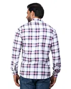 Poly Cotton Full Sleeves Chequered Shirt for Men 