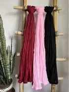 Cotton Blend Solid Dupatta for Women 