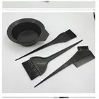 Combo of 3 Pcs Dye Brushes with Mixing Bowl for Hair Colour (Black, Set of 2)