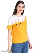 Nylon T-shirt for Women, Multicolour 