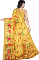 Crepe Printed Saree for Women 