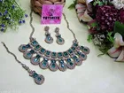 Mehandi Finish Neckalce Set for Women 