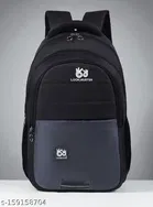 Nylon Backpack for Men & Women, Black