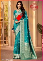 Kanjeevaram Saree with Zari Woven for Women 