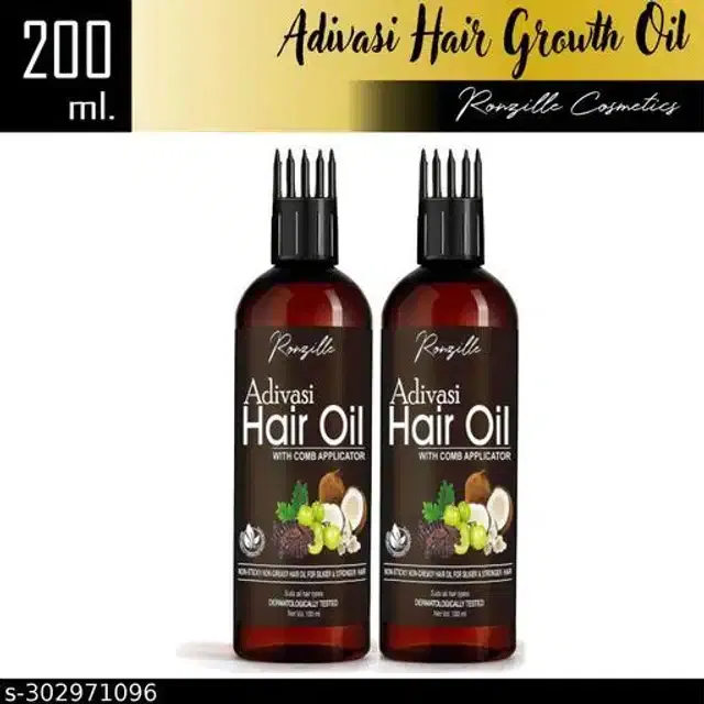 Ronzille Adivasi Hair Oil (100 ml, Pack of 2)