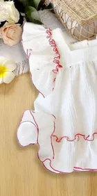 Cotton Solid Frock for Girls 