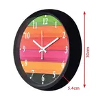 Khatu Craft Circle Clock Stripe printed 30x30cm