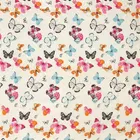 Microfibre Single Butterfly Printed Bedsheet 60x90in White