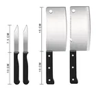 Shopper52 Premium Stainless Steel Kitchen Knife Set 