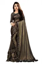 Lycra Blend Embellished Saree for Women 