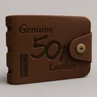 Dark Brown 507 PU Wallet for men  (Pack of 1 )