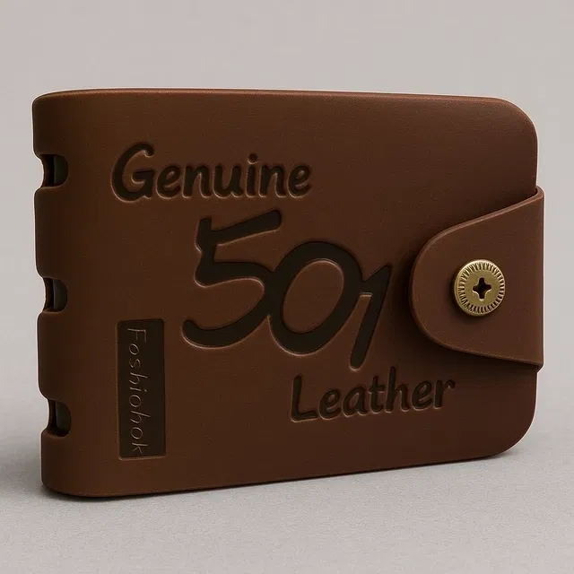 Dark Brown 507 Pu Wallet for Men (Pack of 1 )