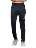 Polyester Solid Trackpant for Men (Black, XS)