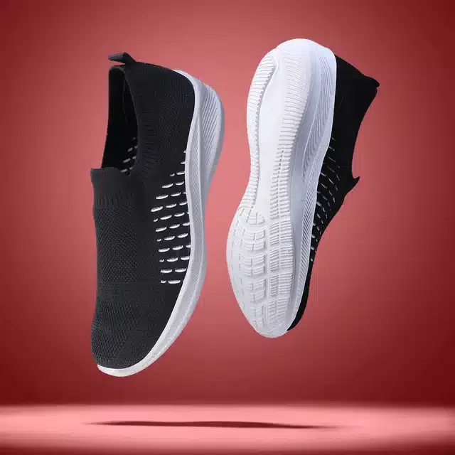 Casual Shoes for Men (Black, 8)
