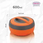 Asian Cosmos Non Dlx Casserole Orange 