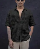 Cotton Blend Polo Neck T-Shirt for Men 