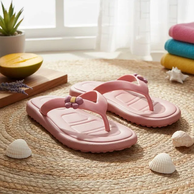 Aqualite Slippers for Women (Pink, 4 UK/India)