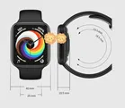 TecSox S8 PRO 1.44 Inch Display Smart Watch - Black