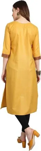 Women Cotton Blend Printed Kurta 