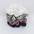 Women Multicolor Satin Scrunchies | Silk Premium Scrunchies Ponytail Holders | Hair Volumizer, Hair Ties Combo, Hair Scrunchie Set For Girls, Women, Mom, Sister 