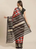 शारदा क्रिएशन खादी प्रिंटेड साड़ी 