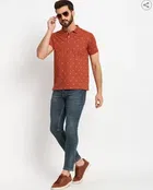 Printed Polo T-Shirt for Men 