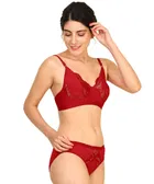 Pibu वीमेन कॉटन ब्रा पैंटी सेट 