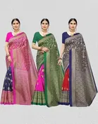 Art Silk Printed Saree for Women 