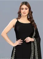 Embroidery Kurta Plazzo Set With Dupatta for Women 