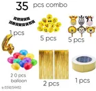 14 Pcs 4th Birthday Decoration kit, Multicolour, Set of 1
