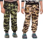 Cotton Blend Regular Fit Trackpants for Boys & Girls 