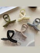 Acrylic Hair Clip, Pack of 6 (Multicolor)