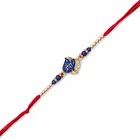 Designer Veera Rakhi for Brother Blue