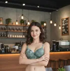 Self Design Lightly Padded Full Coverage Wirefree Printed T-Shirt Bra for Women 