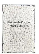 Cotton Round Wicks (White, Pack of 500)