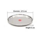 JENSONS Stainless Steel Light Full Plate 