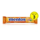 Mentos Chewy Dragee, Orange Flavour 36.4 g (Pack of 3)