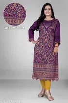 Pashmina Self-Design Kurti for Women 