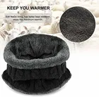 Winter Neck Warmer & Skull Cap Set for Men 