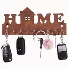 Wooden Wall Mounted Key Holder 