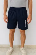 Printed Shorts for Men (Blue, M)