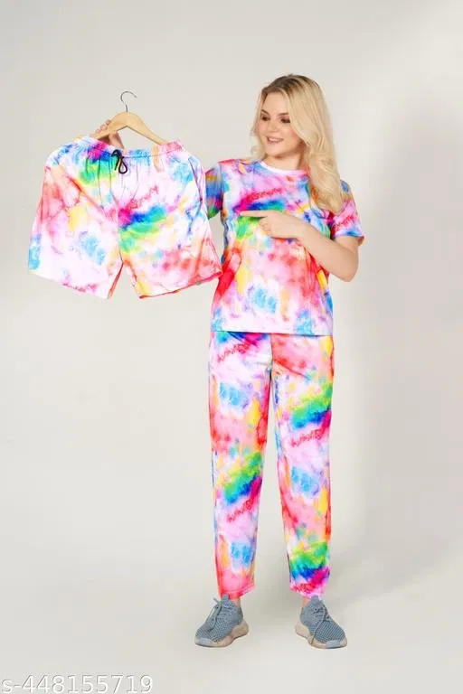 Pyjamas for Women (Multicolor, XXXL)