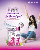 VHealth Intimate Hygiene Liquid Wash for Women (100 ml, Pack of 2 )