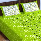 Cotton Double Bedsheet with 2 Pillow Cover 