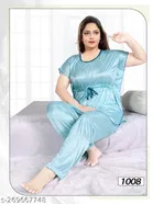 Satin Nightsuit for Women 