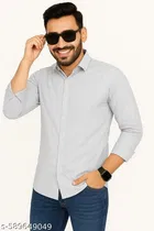 Cotton Blend Solid Shirts for Men, Multicolor 