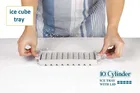 Cylinder Plastic Ice Cube Tray 