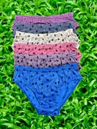 Cotton Printed Briefs for Women (Multicolor, M) (Pack of 6)